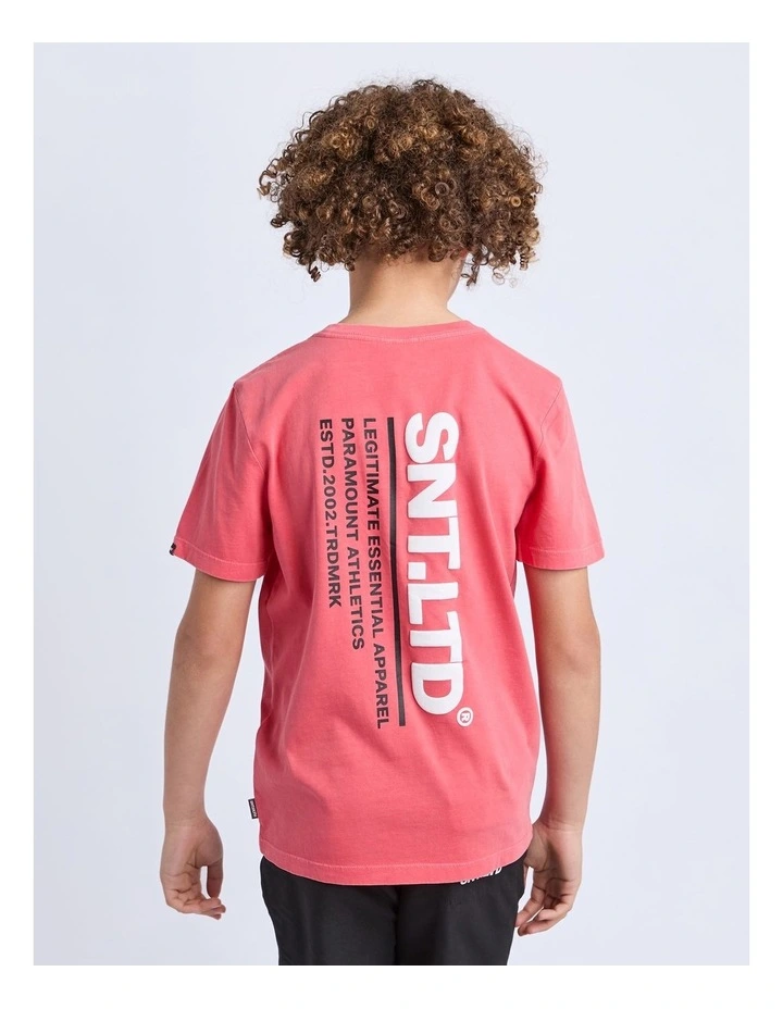Pace Tee (8-16 Years) in Red image 2