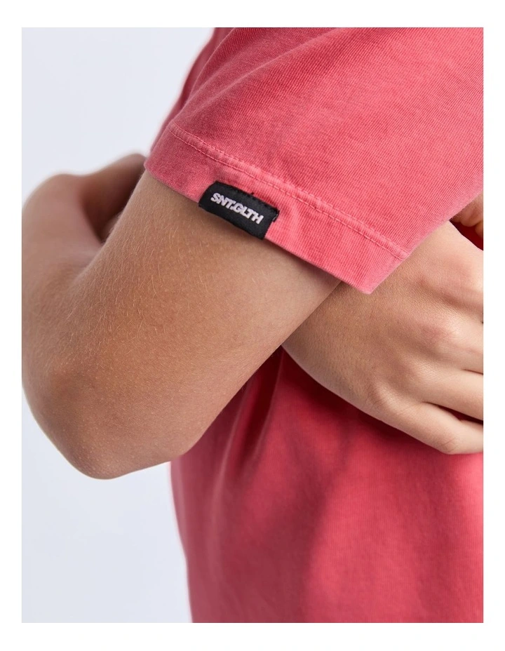 Pace Tee (8-16 Years) in Red image 4