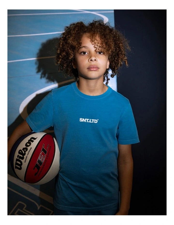 Pace Tee (8-16 Years) in Blue image 3