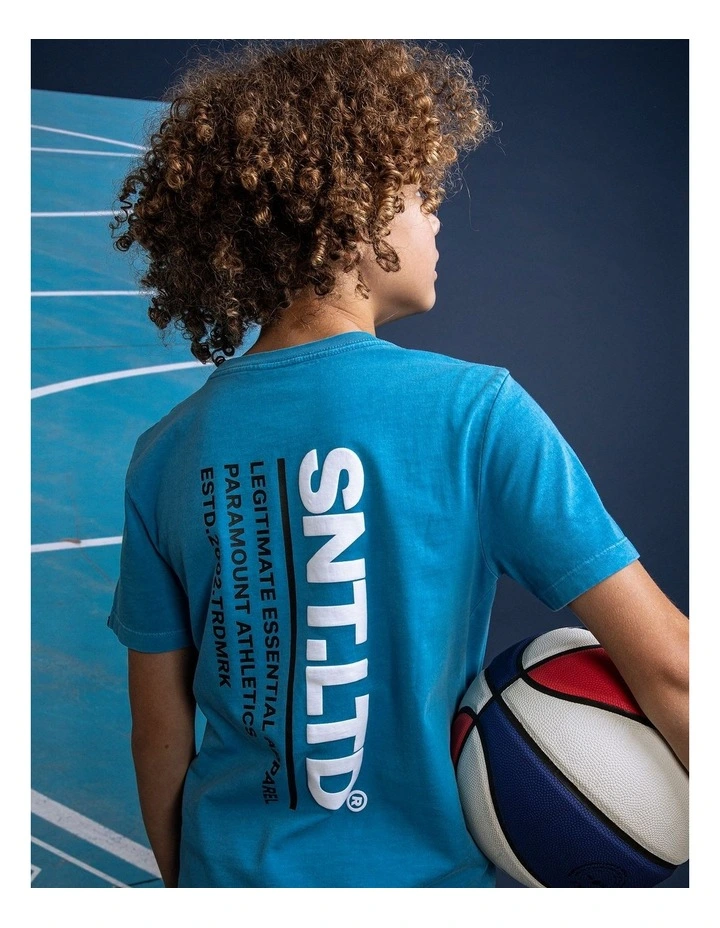 Pace Tee (8-16 Years) in Blue image 4
