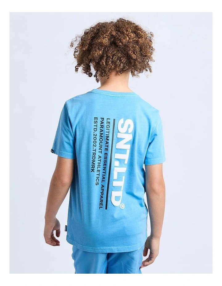 Pace Tee (8-16 Years) in Blue image 5