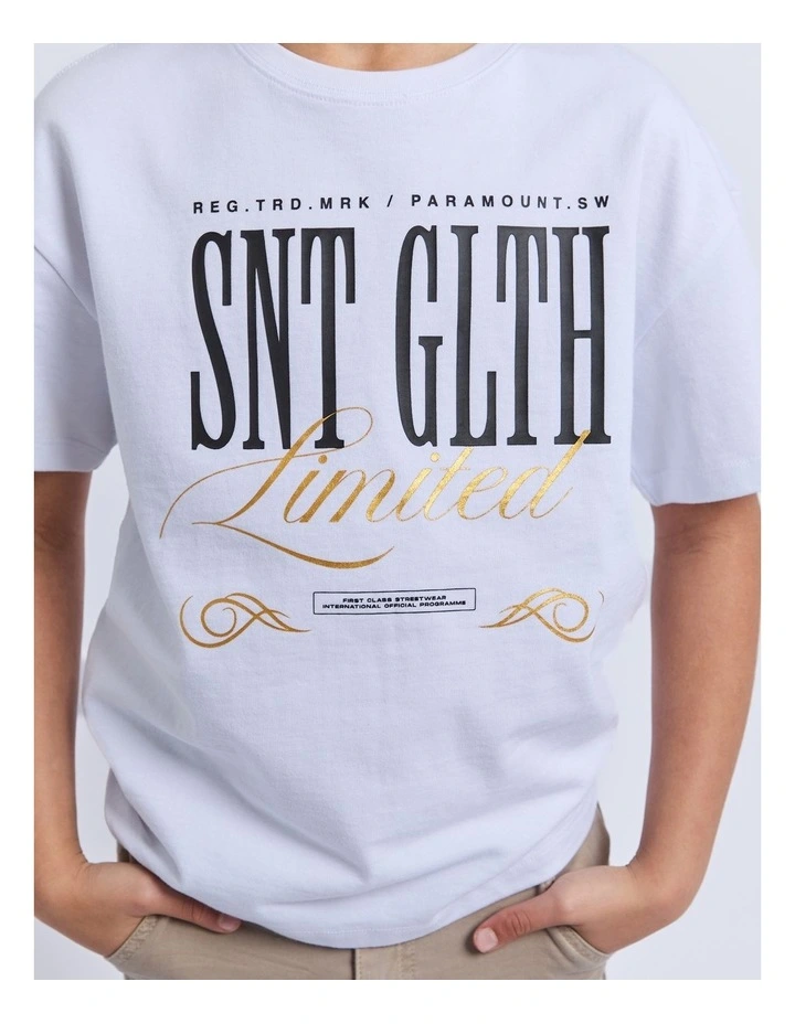 Limited Tee (8-16Years) in White image 5