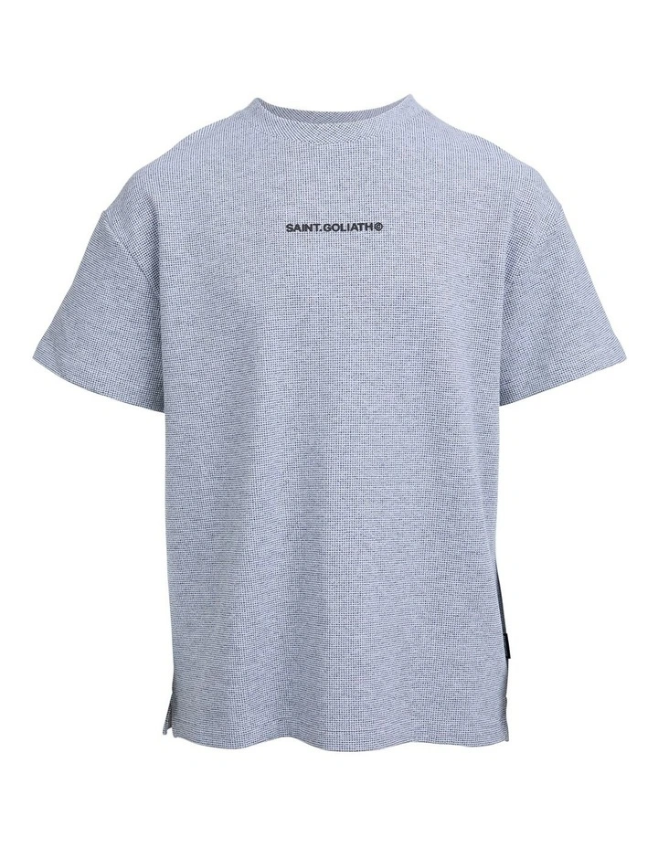 Waffle Tee (8-16Years) in  Grey image 5