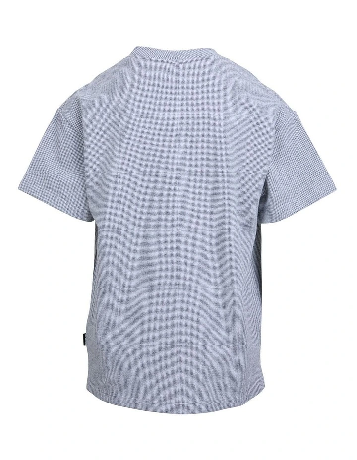 Waffle Tee (8-16Years) in  Grey image 6