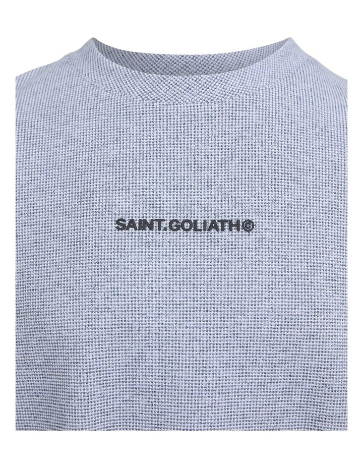 Waffle Tee (8-16Years) in  Grey image 7