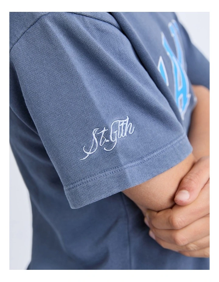 Baseline Tee (8-16Years) in Blue image 5