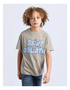Streets Tee (8-16 Years) in Brown