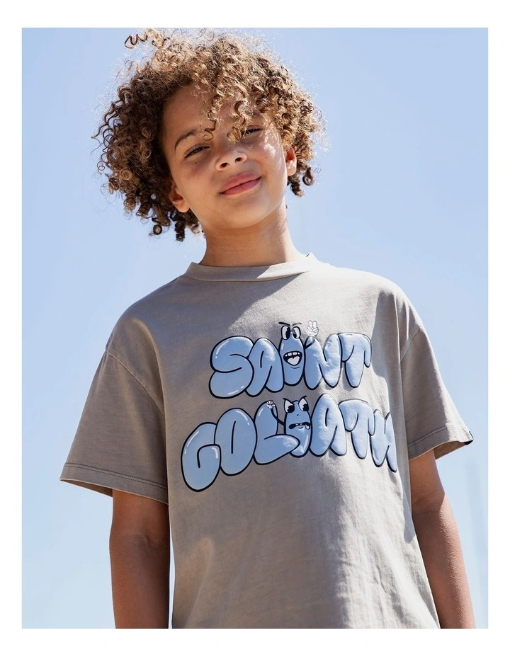 Streets Tee (8-16 Years) in Brown image 2