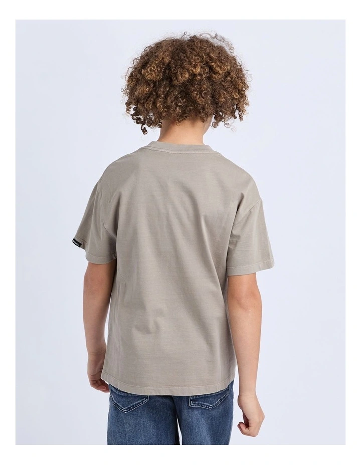 Streets Tee (8-16 Years) in Brown image 3