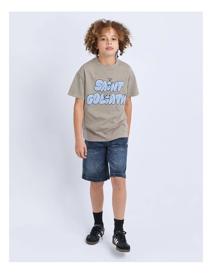 Streets Tee (8-16 Years) in Brown image 4