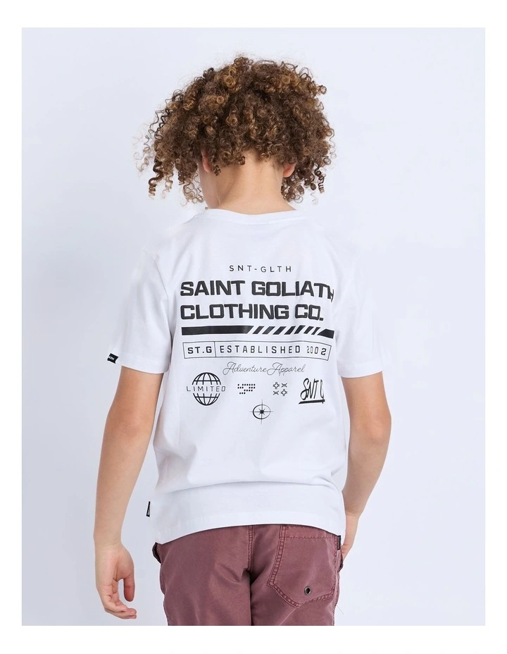 Underground Tee (8-16 Years) in White image 2