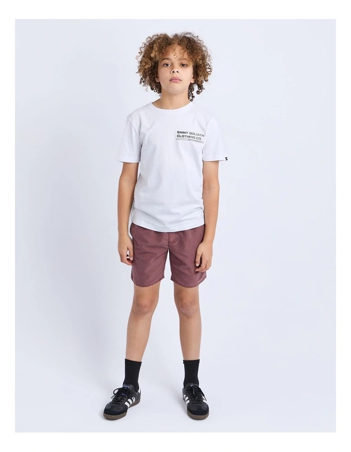 Underground Tee (8-16 Years) in White image 3