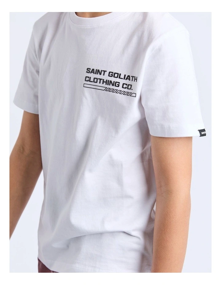 Underground Tee (8-16 Years) in White image 4