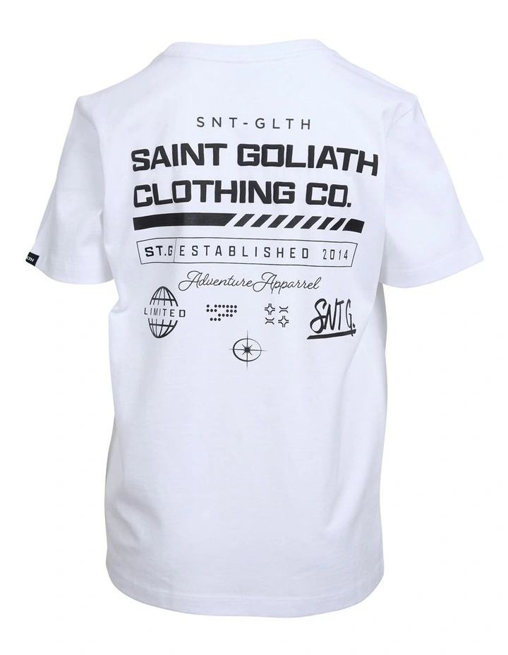 Underground Tee (8-16 Years) in White image 6
