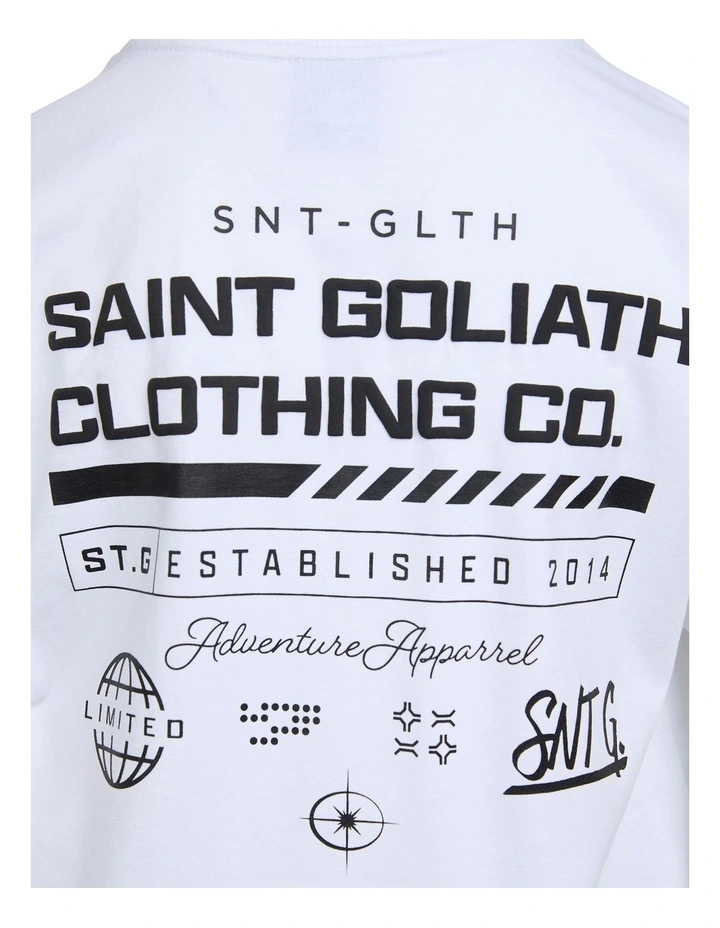 Underground Tee (8-16 Years) in White image 7