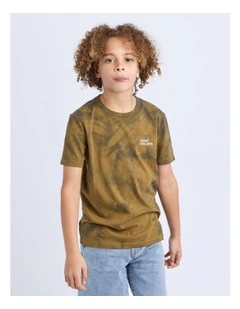 Alpha Tee (8-16 Years) in Brown