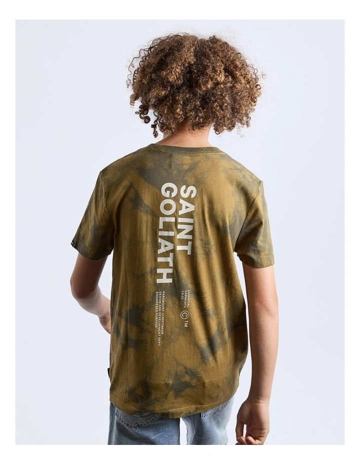 Alpha Tee (8-16 Years) in Brown image 2