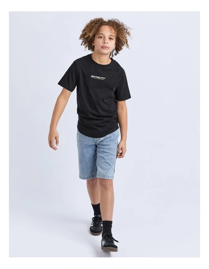 Trackside Tee (8-16 Years) in Black image 3