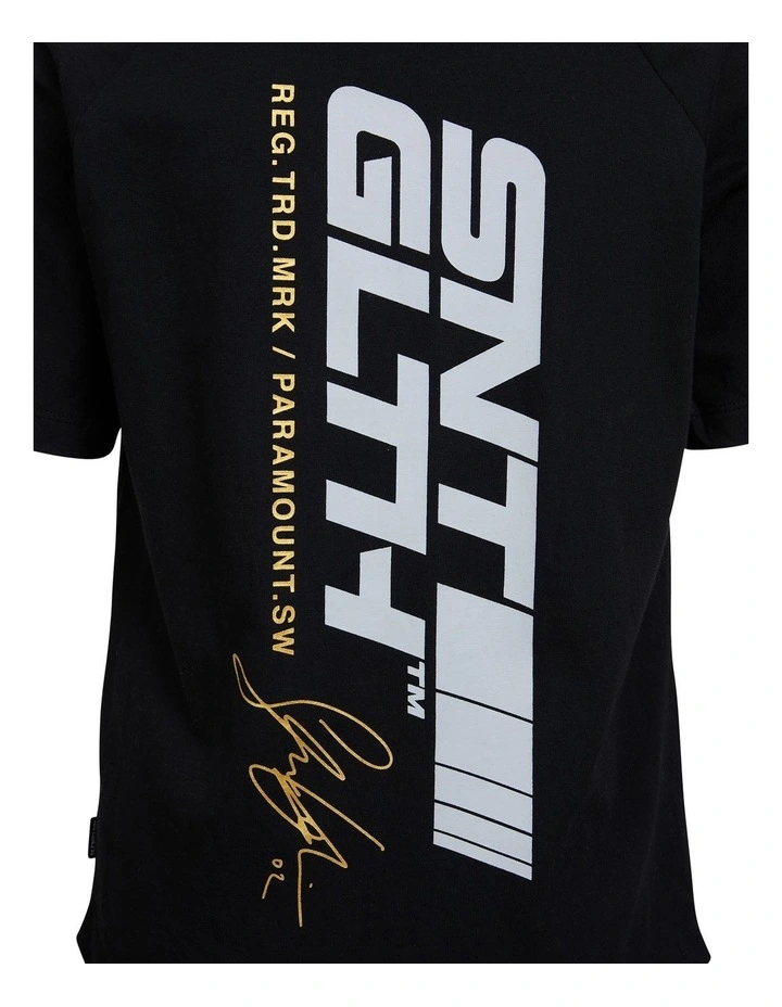 Trackside Tee (8-16 Years) in Black image 7