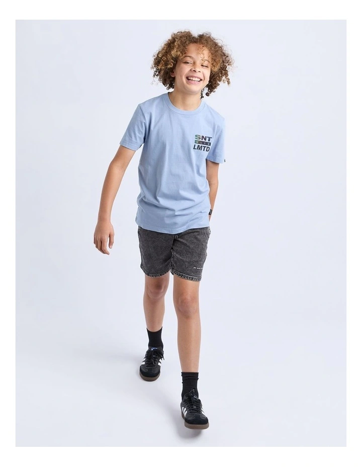 Gradient Tee (8-16 Years) in Blue image 4