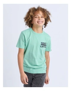 Gradient Tee (8-16 Years) in Green