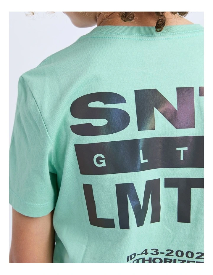 Gradient Tee (8-16 Years) in Green image 4