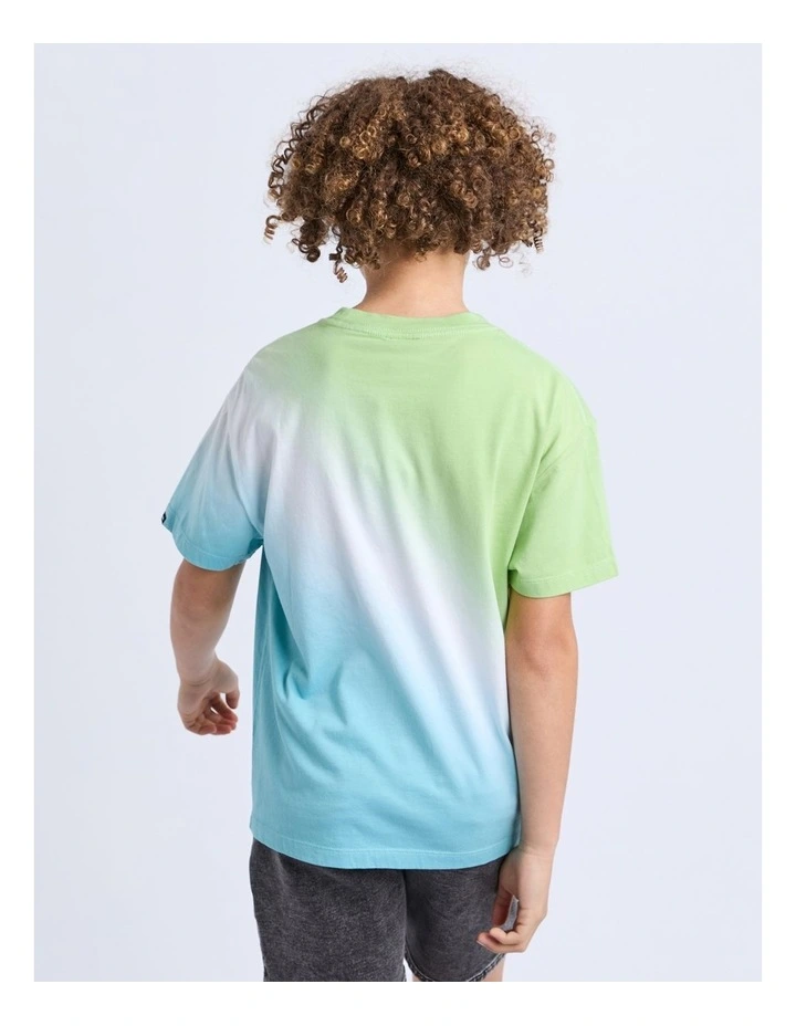 Fade Tee (8-16 Years) in Green image 2