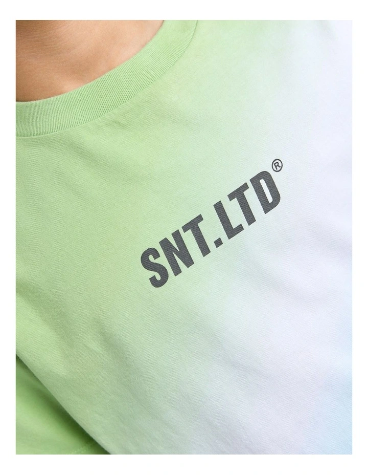 Fade Tee (8-16 Years) in Green image 4