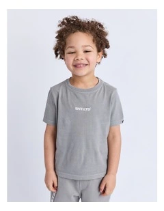 Podium Tee (3-7 Years) in Grey