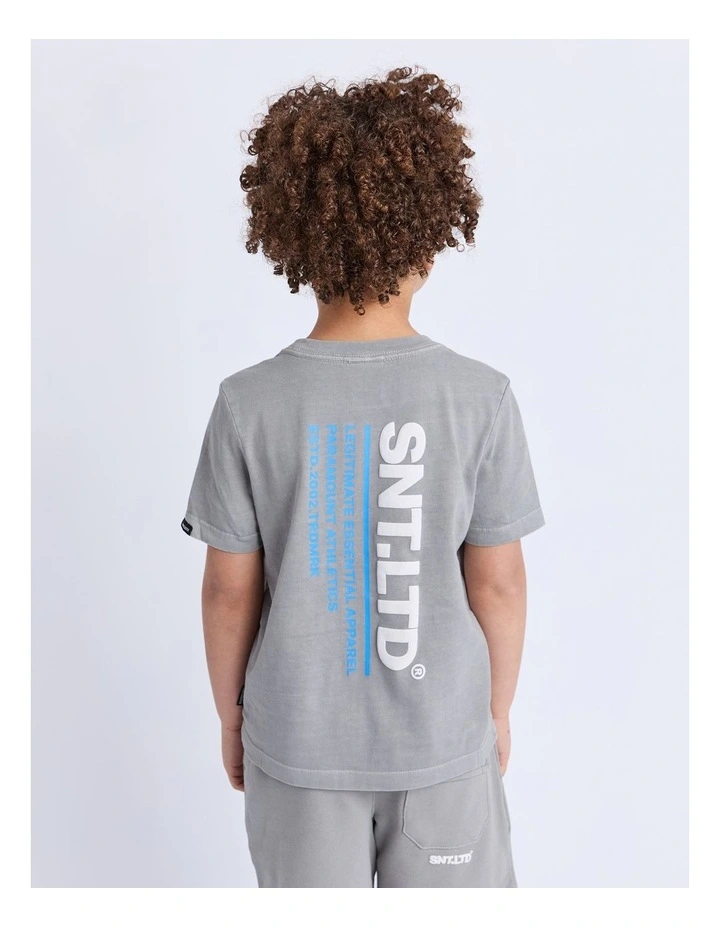 Podium Tee (3-7 Years) in Grey image 3