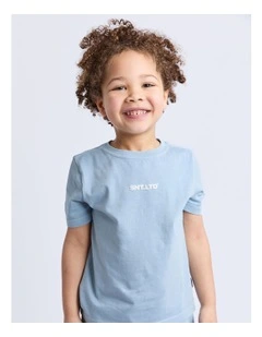 Podium Tee (3-7 Years) in Blue