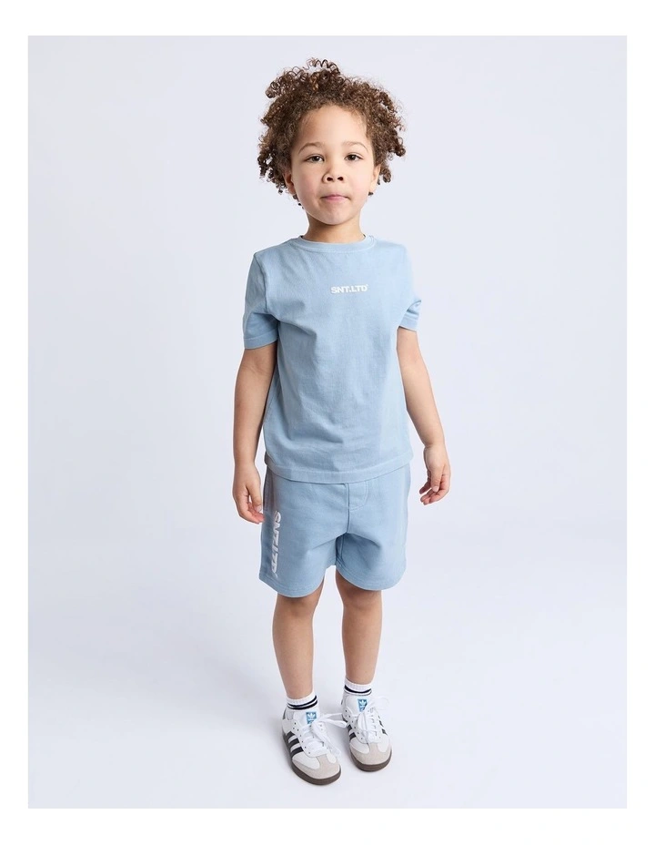 Podium Tee (3-7 Years) in Blue image 3