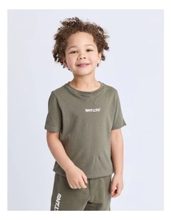 Podium Tee (3-7 Years) in Green