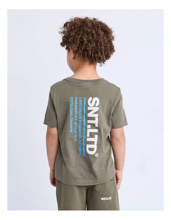 Podium Tee (3-7 Years) in Green image 2