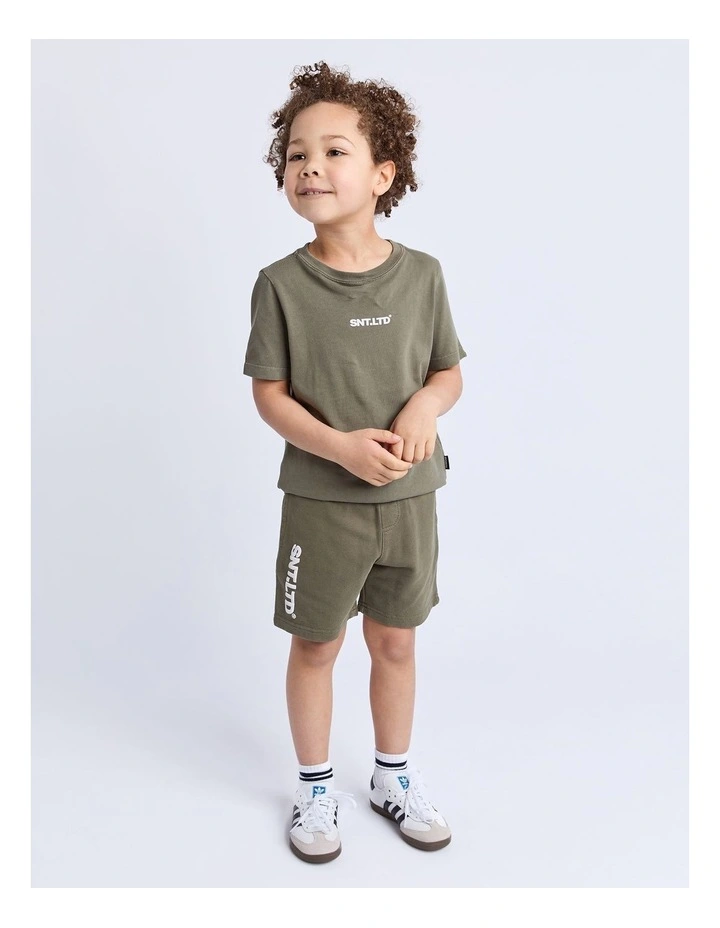 Podium Tee (3-7 Years) in Green image 3