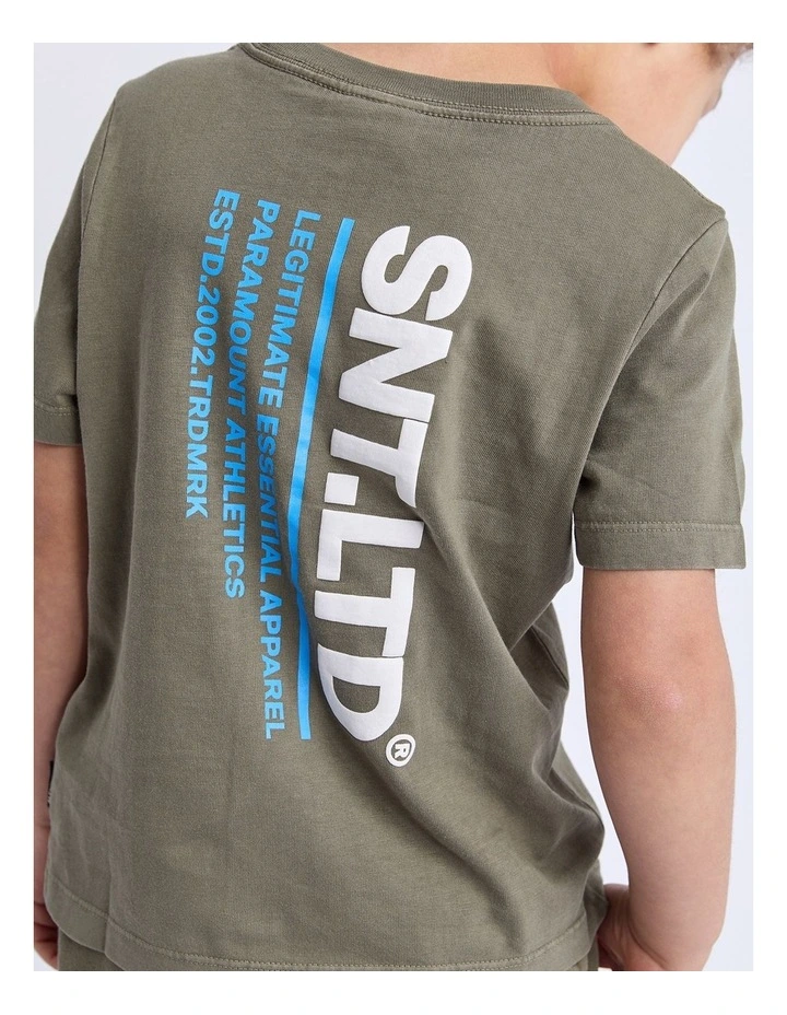 Podium Tee (3-7 Years) in Green image 4