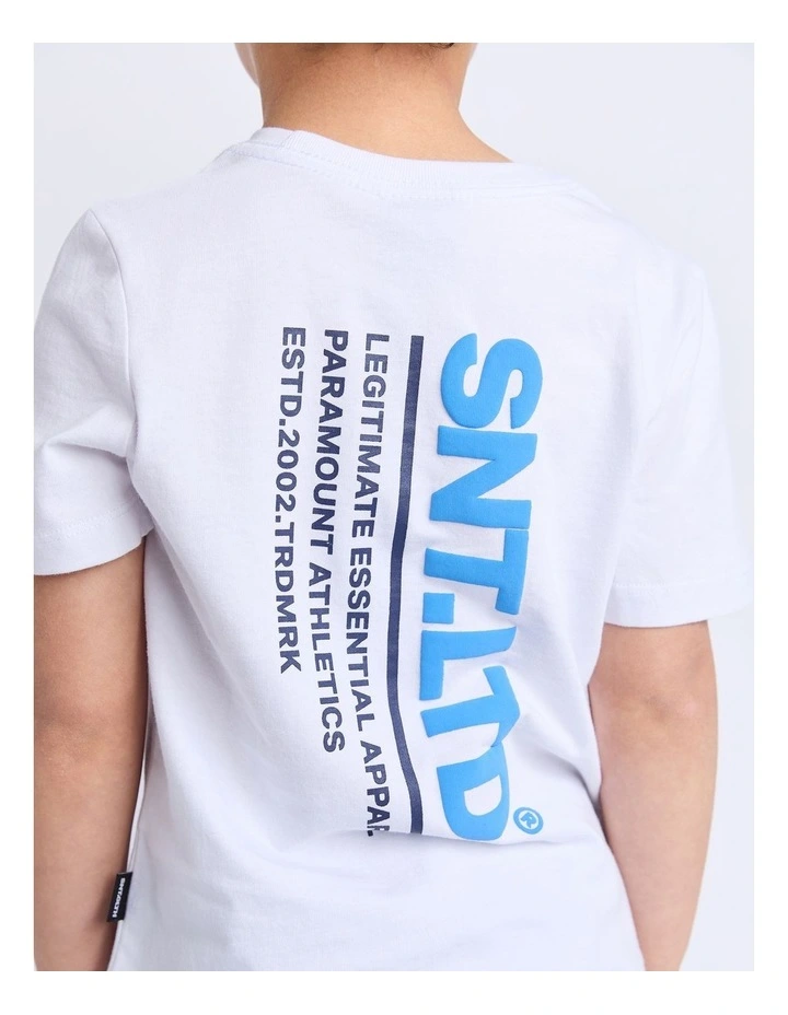 Podium Tee (3-7 Years) in White image 4