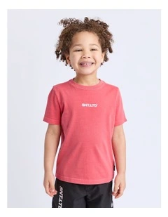 Pace Tee (3-7 Years) in Red