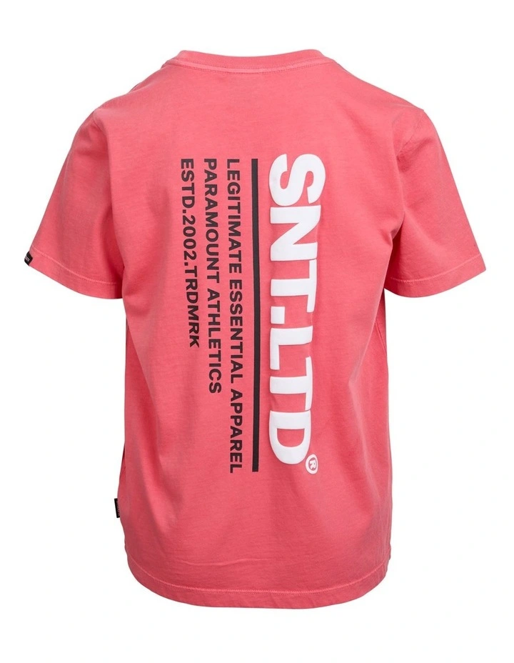 Pace Tee (3-7 Years) in Red image 2