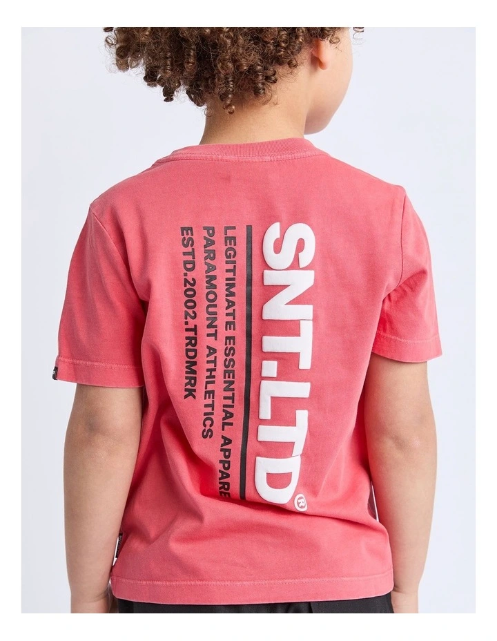 Pace Tee (3-7 Years) in Red image 4