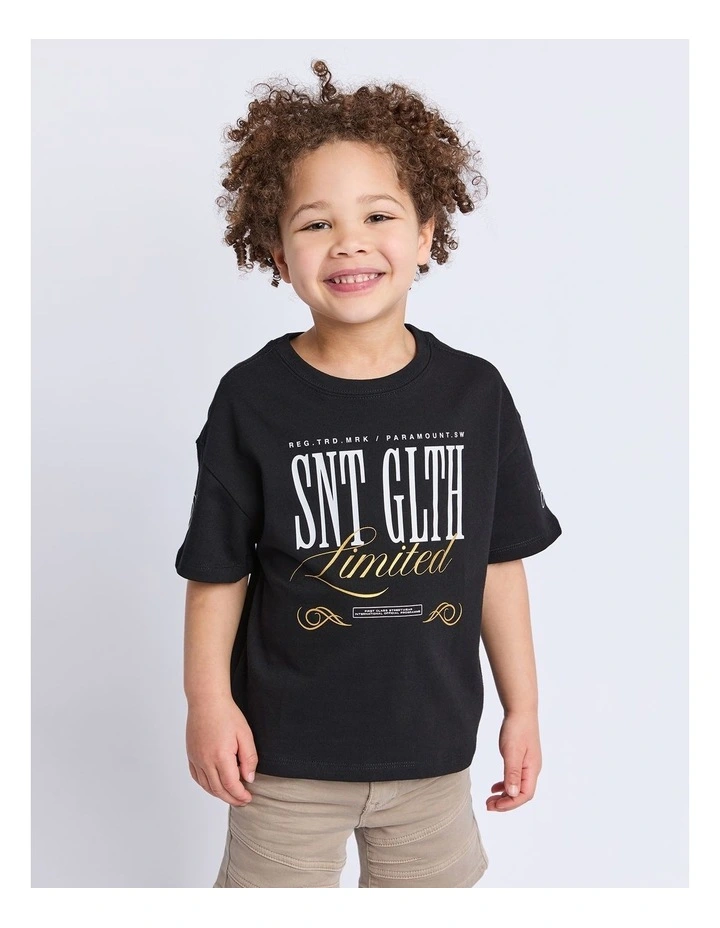 Limited Tee (3-7 Years) in Black image 1