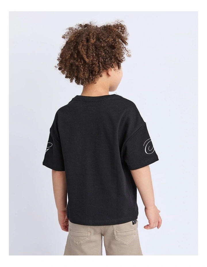 Limited Tee (3-7 Years) in Black image 2