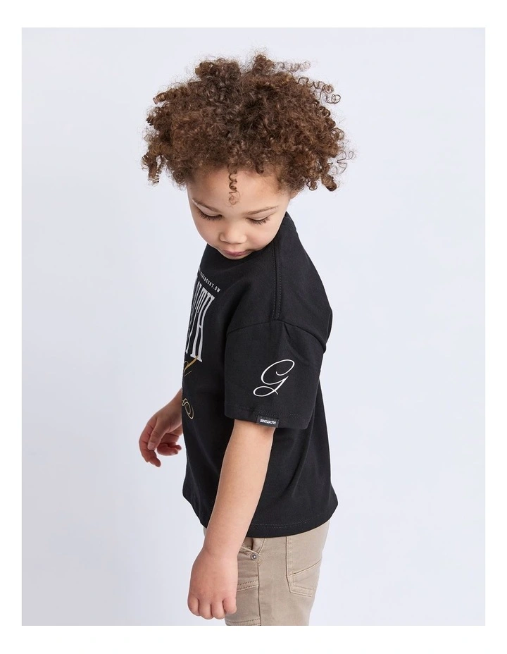Limited Tee (3-7 Years) in Black image 4