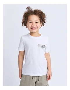 Underground Tee (3-7 Years) in White