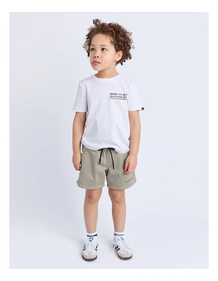 Underground Tee (3-7 Years) in White image 3
