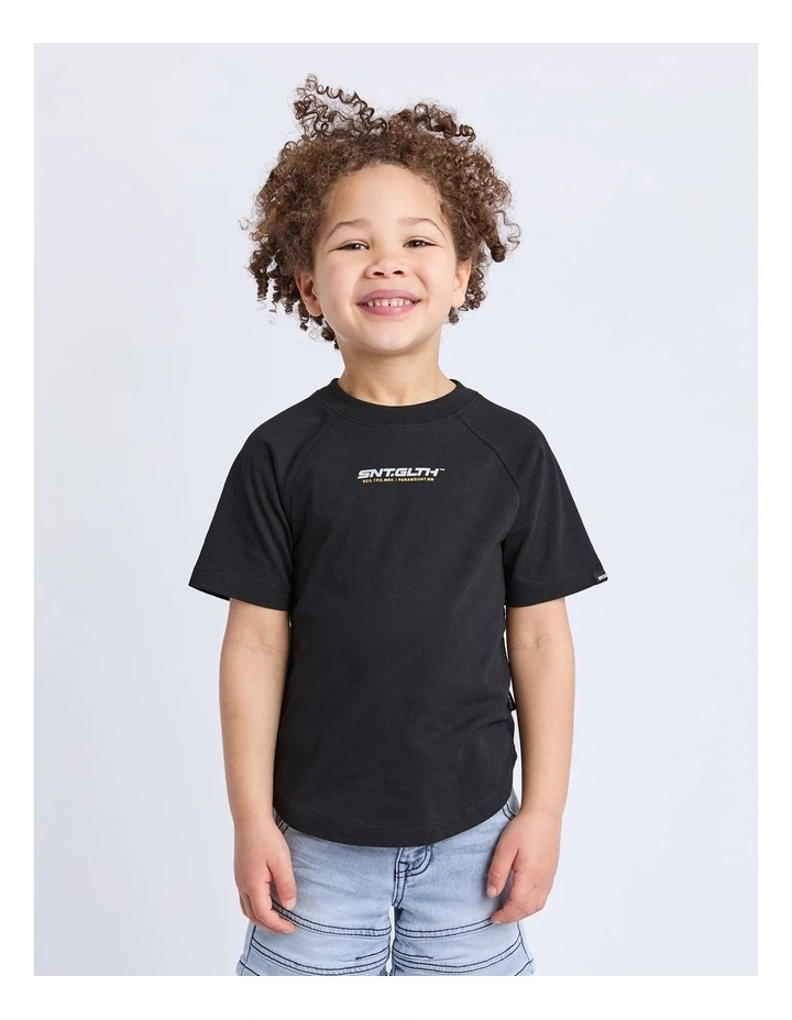 Trackside Tee (3-7 Years) in Black image 1
