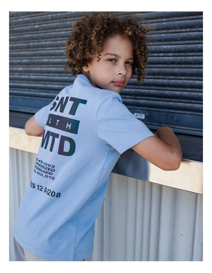 Gradient Tee (3-7 Years) in Blue image 2