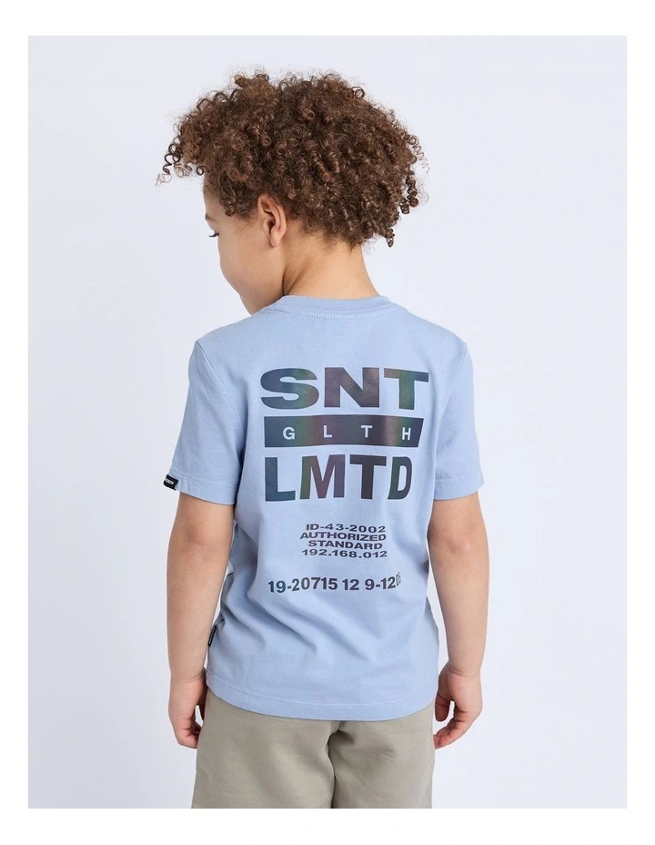 Gradient Tee (3-7 Years) in Blue image 3