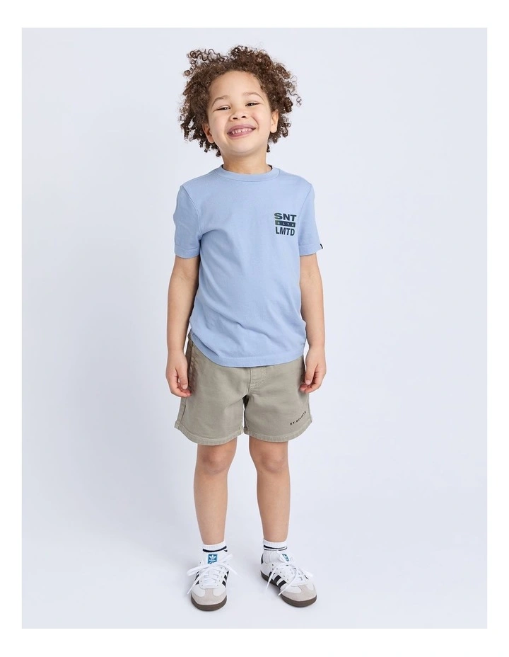 Gradient Tee (3-7 Years) in Blue image 4