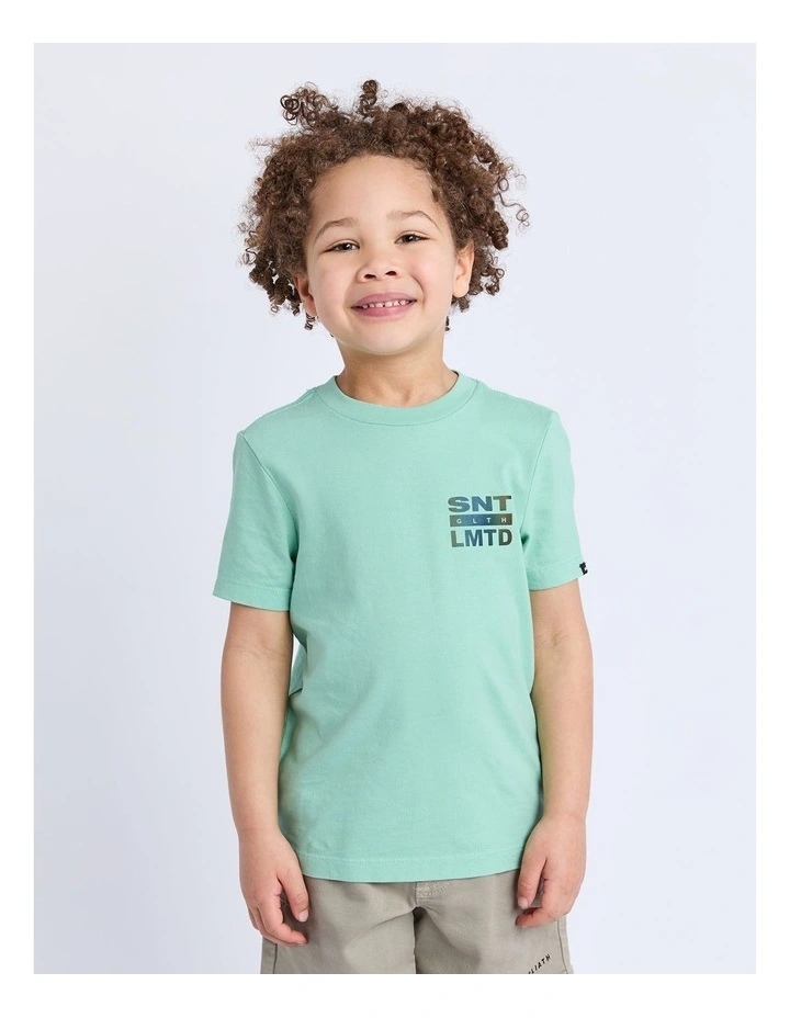 Gradient Tee (3-7 Years) in Green image 1